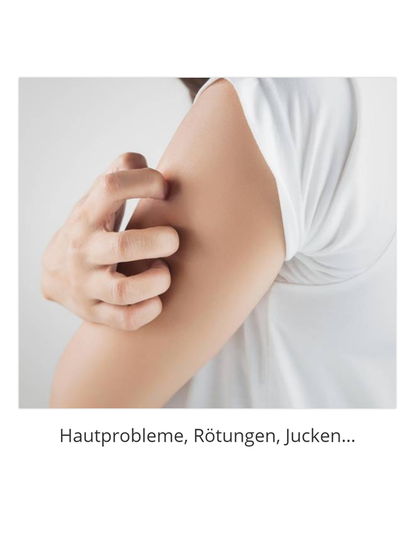 Hautprobleme Rötungen / Jucken 